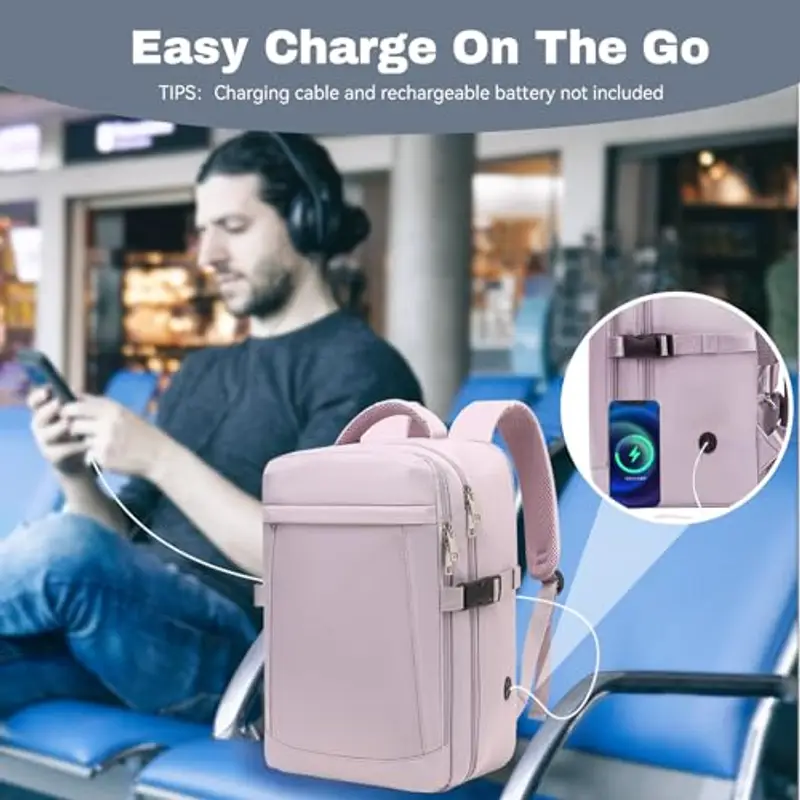 Xkdoai Zaino da viaggio Viola 1915993 miniatura 3