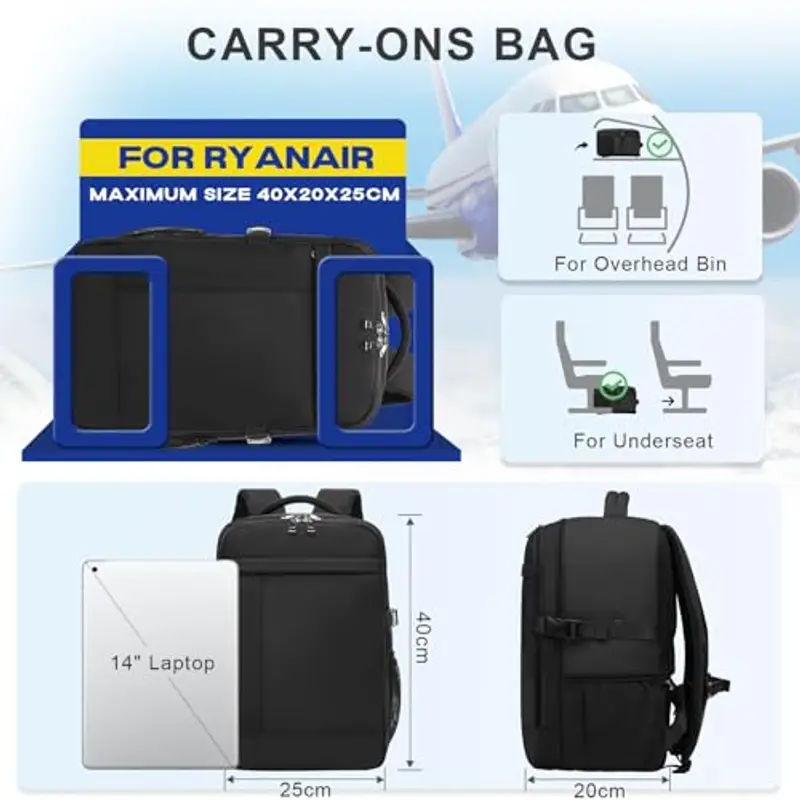 Xkdoai Zaino da viaggio Verde 2215763 miniatura 2