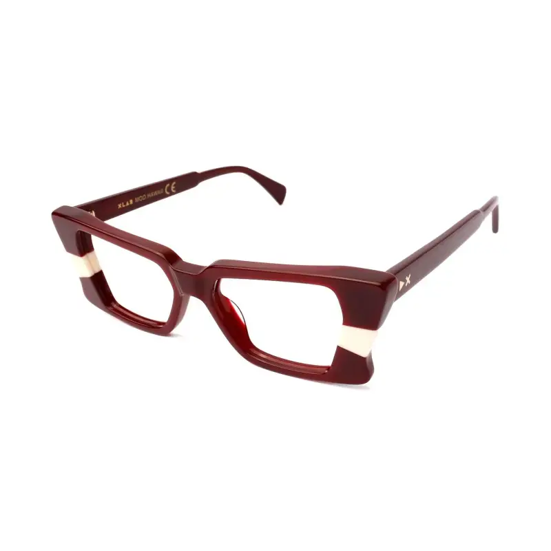 Donna Hawaii Montature da vista Acetato Rosa Squadrata Anti-luce blu