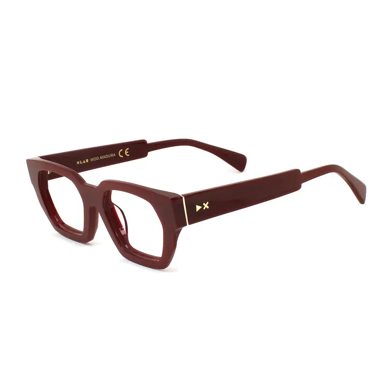 XLAB Donna MADURA Montature da vista Acetato Nero  Geometrica Antiriflesso Antiriflesso