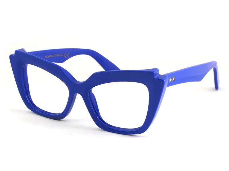 XLAB Donna NAXOS Montature da vista Acetato Nero  Cat Eye Anti-luce blu