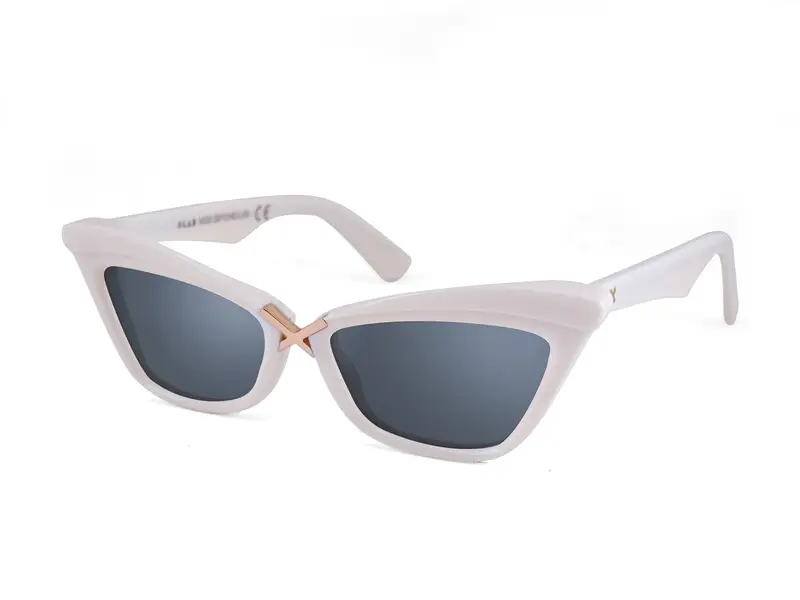 XLAB Donna SEYCHELLES Montature da vista Acetato Rosso Cat Eye Antiriflesso Antiriflesso miniatura 3