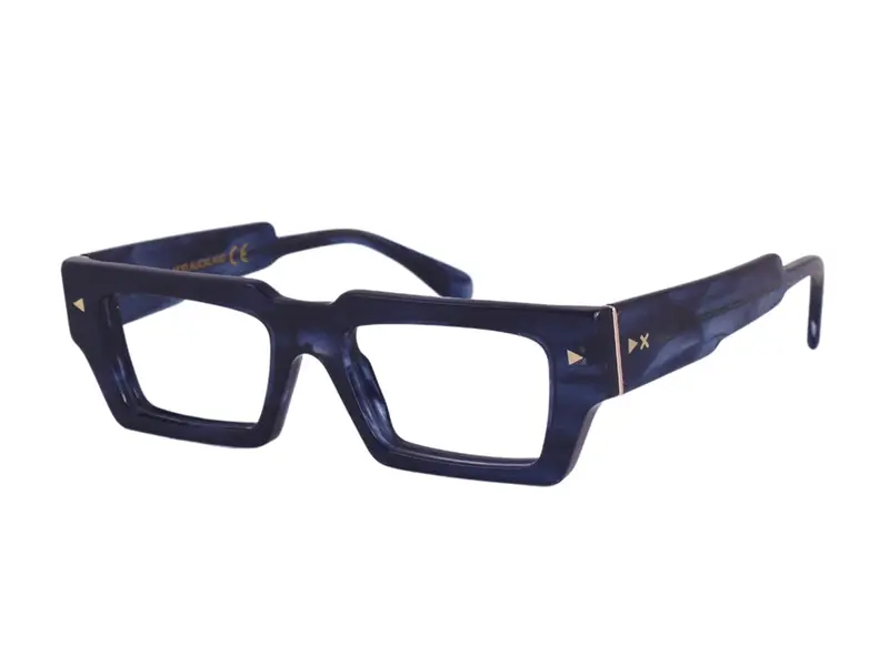 XLAB Unisex AUCKLAND Montature da vista Acetato Tartaruga  Squadrata Antiriflesso Antiriflesso