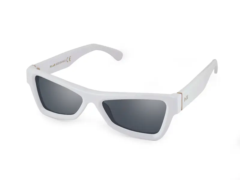 XLAB Unisex BANKS Montature da vista Acetato Bianco Grigio Geometrica Fotocromatiche Fotocromatico miniatura 3