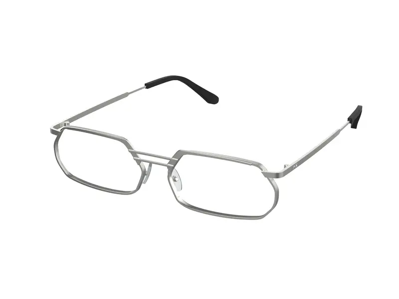 XLAB Unisex BOROCAY Montature da vista Metallo Oro Grigio Squadrata Fotocromatiche miniatura 3