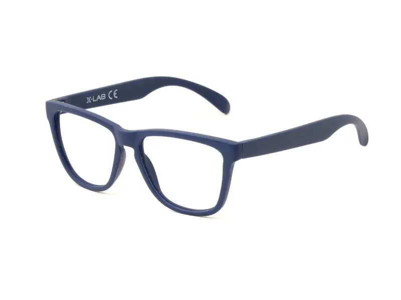 XLAB Unisex DEVON1 Montature da vista Plastica Trasparente  Squadrata  Fotocromatico