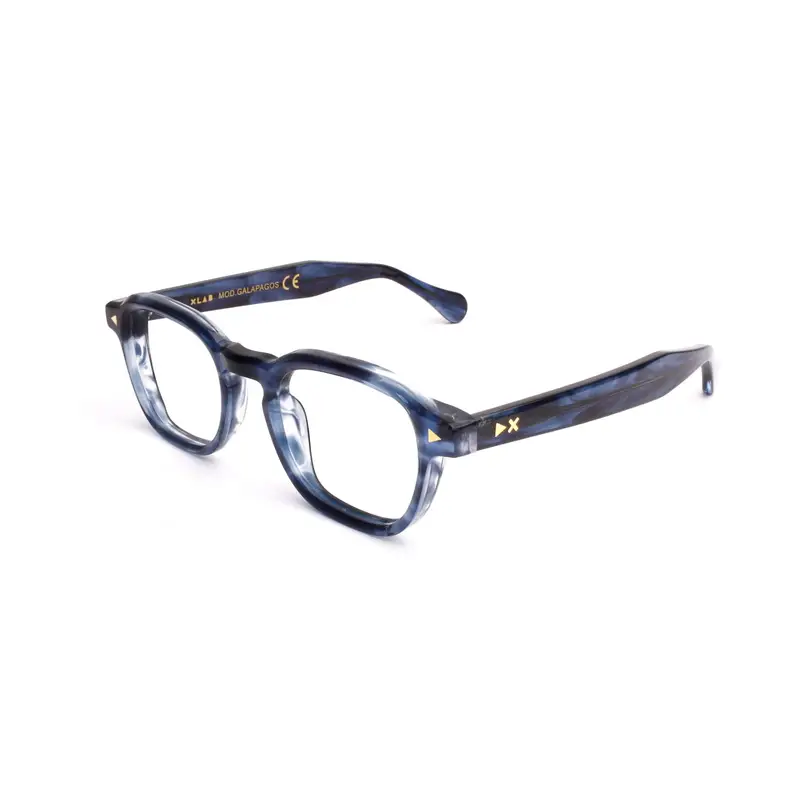 XLAB Unisex GALAPAGOS Montature da vista Acetato Trasparente Pantos Antiriflesso Antiriflesso