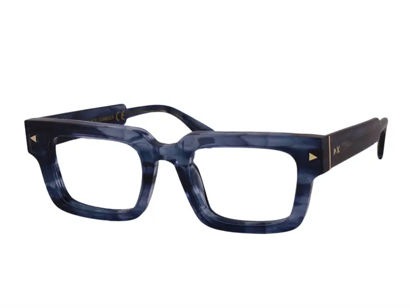 XLAB Unisex GAMBIER Montature da vista Acetato Nero Squadrata Antiriflesso Antiriflesso