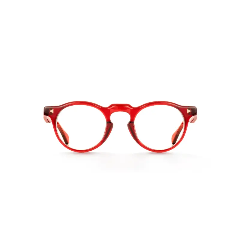 Unisex HOKKAIDO Montature da vista Acetato Nero Pantos Antiriflesso Antiriflesso miniatura 2