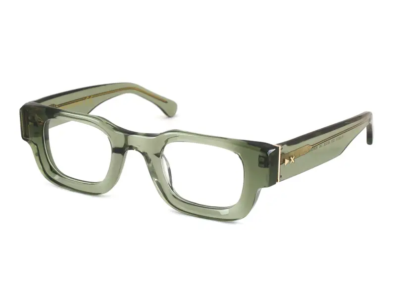 XLAB Unisex KOMODO Montature da vista Acetato Grigio Fumo Squadrata Fotocromatiche miniatura 3