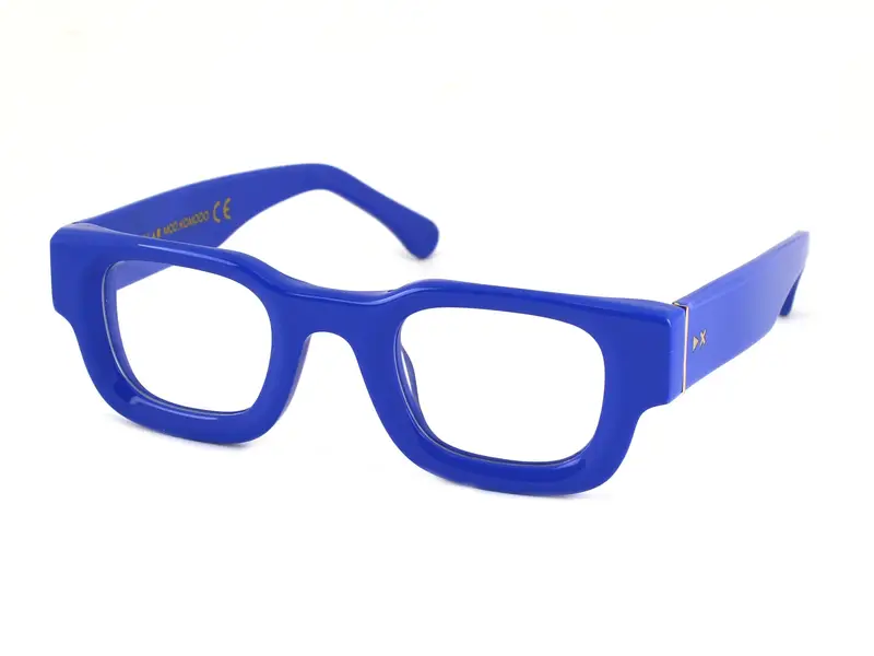 XLAB Unisex KOMODO Montature da vista Acetato Nero Fumo Squadrata Fotocromatiche miniatura 2