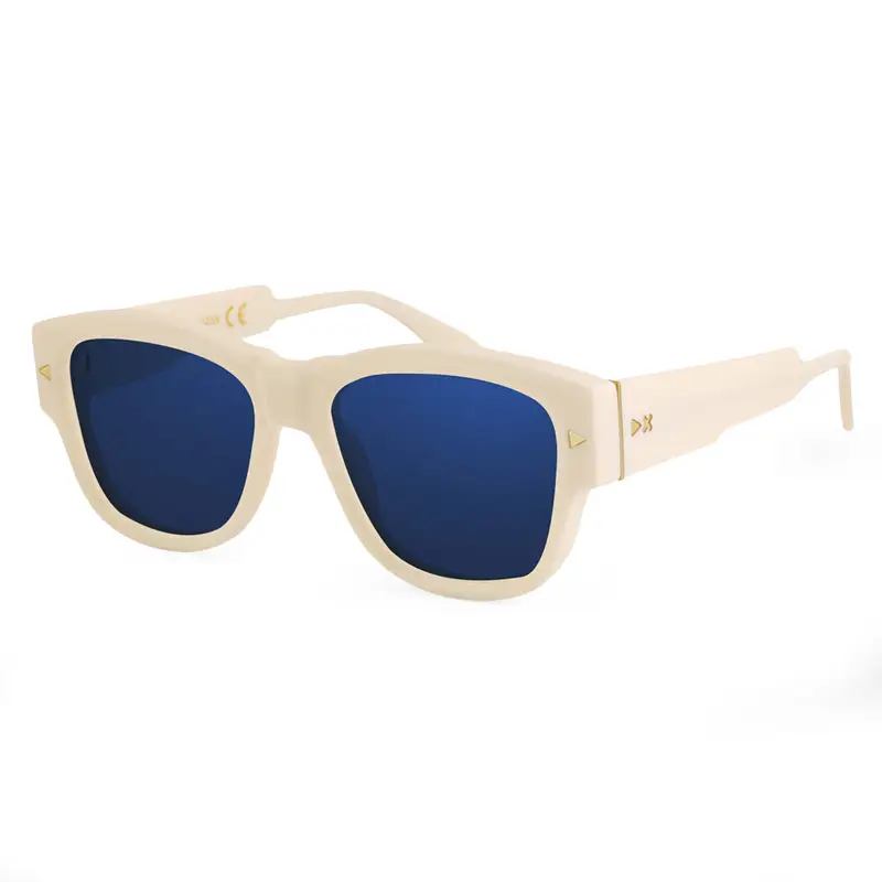 XLAB Unisex LUZON Montature da vista Acetato Avorio Squadrata Anti-luce blu miniatura 3