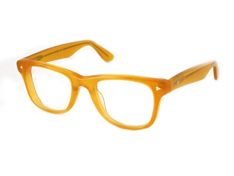 XLAB Unisex MADEIRA Montature da vista Acetato Giallo Squadrata Antiriflesso Antiriflesso