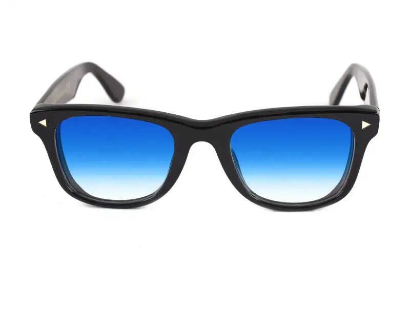 Unisex MADEIRA Occhiali da sole Acetato Bianco Marrone Squadrata Polarizzata miniatura 2