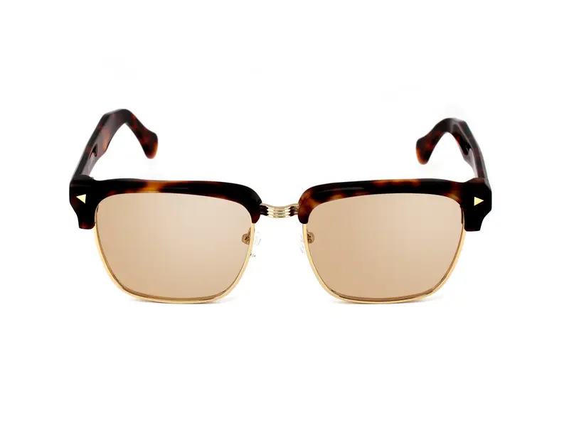 XLAB Unisex MAUI Montature da vista Cello-metallo Nero/Oro Grigio Squadrata Fotocromatiche