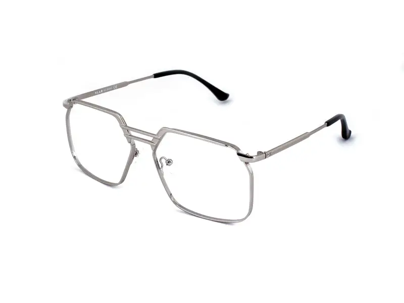 XLAB Unisex MOOREA ANTIRIFLESSO Montature da vista Metallo Oro Oversize Anti-luce blu