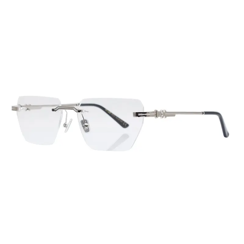 XLAB Unisex Murter Montature da vista Metallo Oro  Squadrata