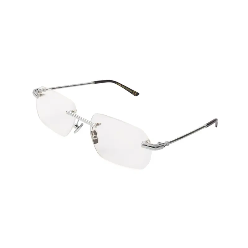 XLAB Unisex Pedrosa Montature da vista Metallo Argento  Squadrata