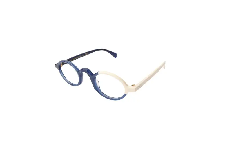 Unisex St Elena Blue block Montature da vista Acetato Tartaruga Rotonda Anti-luce blu