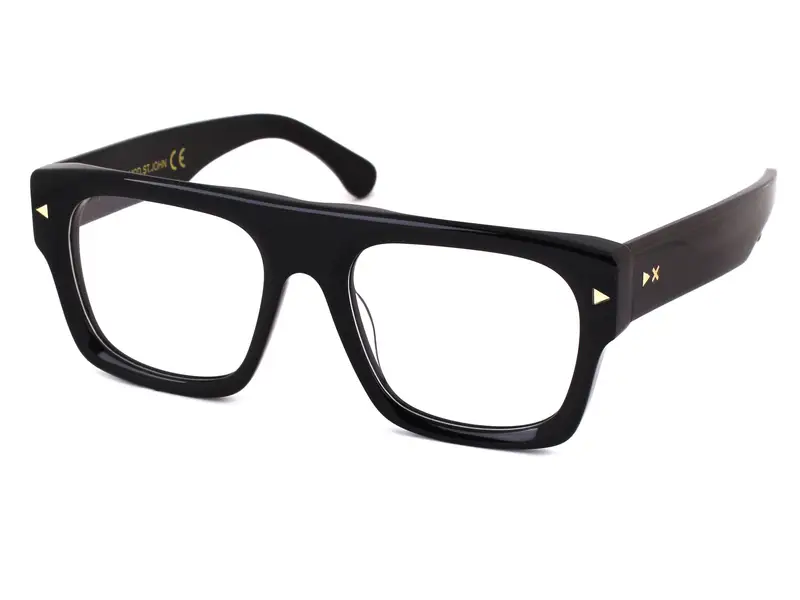 XLAB Unisex ST. JOHN Montature da vista Acetato Trasparente Fumo Squadrata Fotocromatiche