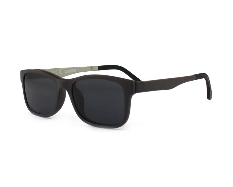 XLAB Unisex X-LAB 271 con clip-on sole magnetico Montature da vista Plastica Grigio Squadrata miniatura 2