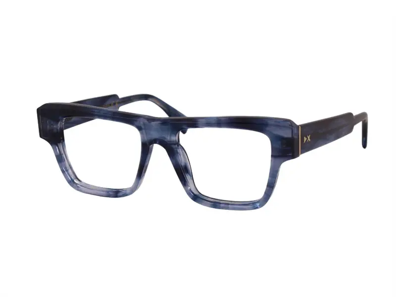 XLAB Uomo CARNEY Montature da vista Acetato Nero  Squadrata Anti-luce blu