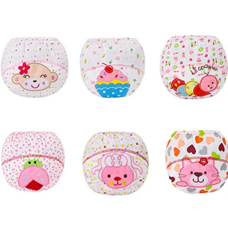 XM-Amigo - Mutande per Bambini, riutilizzabili, Confezione da 6 Pezzi, Unisex, per Passaggio da Pannolino a Mutande,