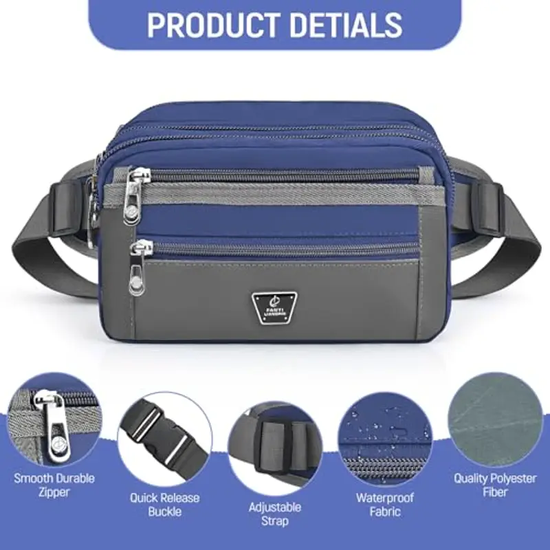 Xoolkly Marsupio Uomo Blu 1599288 miniatura 3