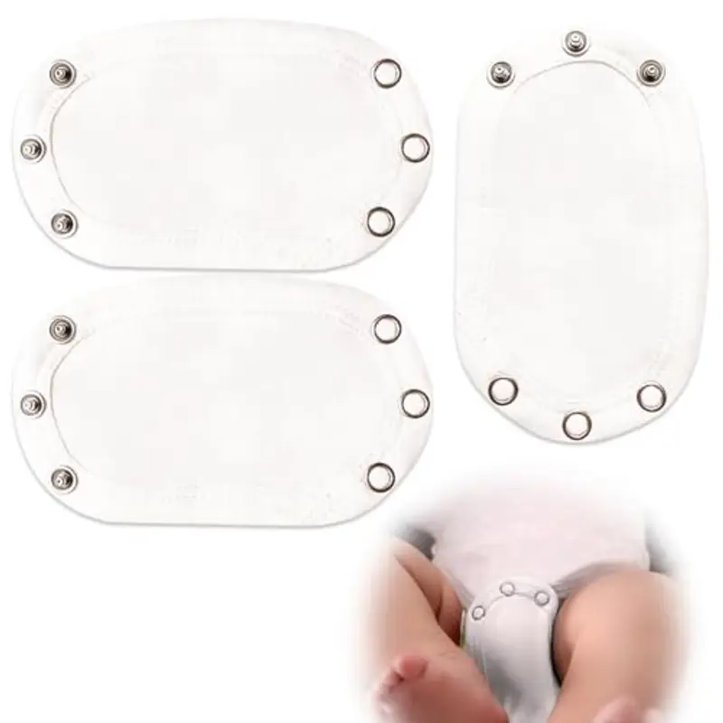 XPEX 3 Pezzi Body Neonato Bambino Prolunga body neonato Body Extender Tutina Child Body Extender Romper Extender Baby Super Utility Pannolino Prolunga