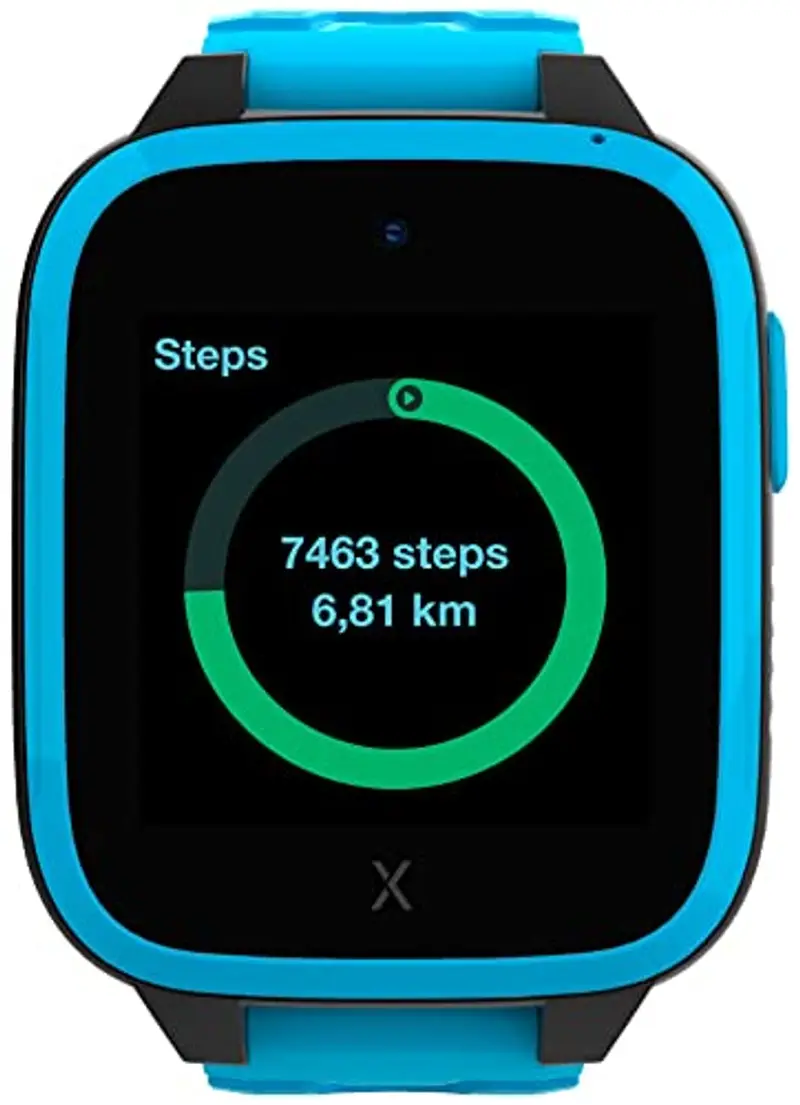 XPLORA XGO 3 - Telefono orologio per bambini (4G) - Chiamate, messaggi, modalità scuola per bambini, funzione SOS, localizzazione GPS, fotocamera e contapassi - Include 2 anni di garanzia (BLU) miniatura 2
