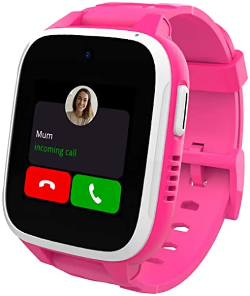 XPLORA XGO 3 - Telefono orologio per bambini (4G) - Chiamate, messaggi, modalità scuola per bambini, funzione SOS, localizzazione GPS, fotocamera e contapassi - Include 2 anni di garanzia (ROSA)