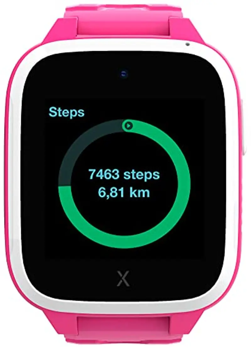 XPLORA XGO 3 - Telefono orologio per bambini (4G) - Chiamate, messaggi, modalità scuola per bambini, funzione SOS, localizzazione GPS, fotocamera e contapassi - Include 2 anni di garanzia (ROSA) miniatura 2