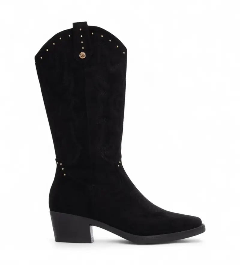 per donna. 13056901-NEGRO Stivali 130569 neri (37), Nero, 3 a 5cm, Cerniera, Casual Pelle