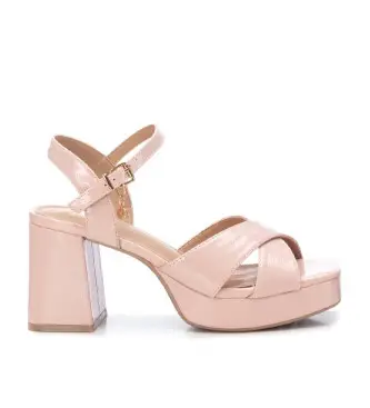 per donna 14235601-NUDE Sandali 142356 nudo (37), 8 a 10cm, Fibbia, Casual, Da sera Pelle
