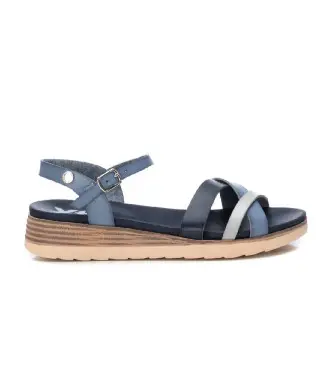 per donna 14284805-NAVY Sandali 142848 blu (37), 3 a 5cm, Fibbia, Casual