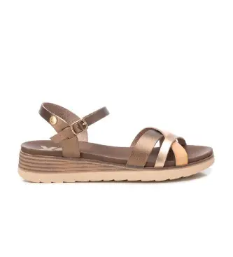 per donna 14285202-BRONCE Sandali 142852 bronzo (37), 3 a 5cm, Fibbia, Casual
