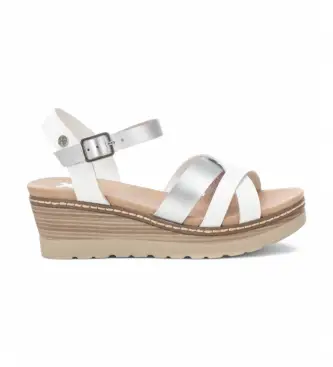 per donna 14285301-BLANCO Sandali 142853 bianco (37), 5 a 8cm, Fibbia, Casual