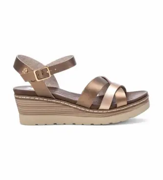 per donna 14285302-BRONCE Sandali 142853 bronzo (37), 5 a 8cm, Fibbia, Casual