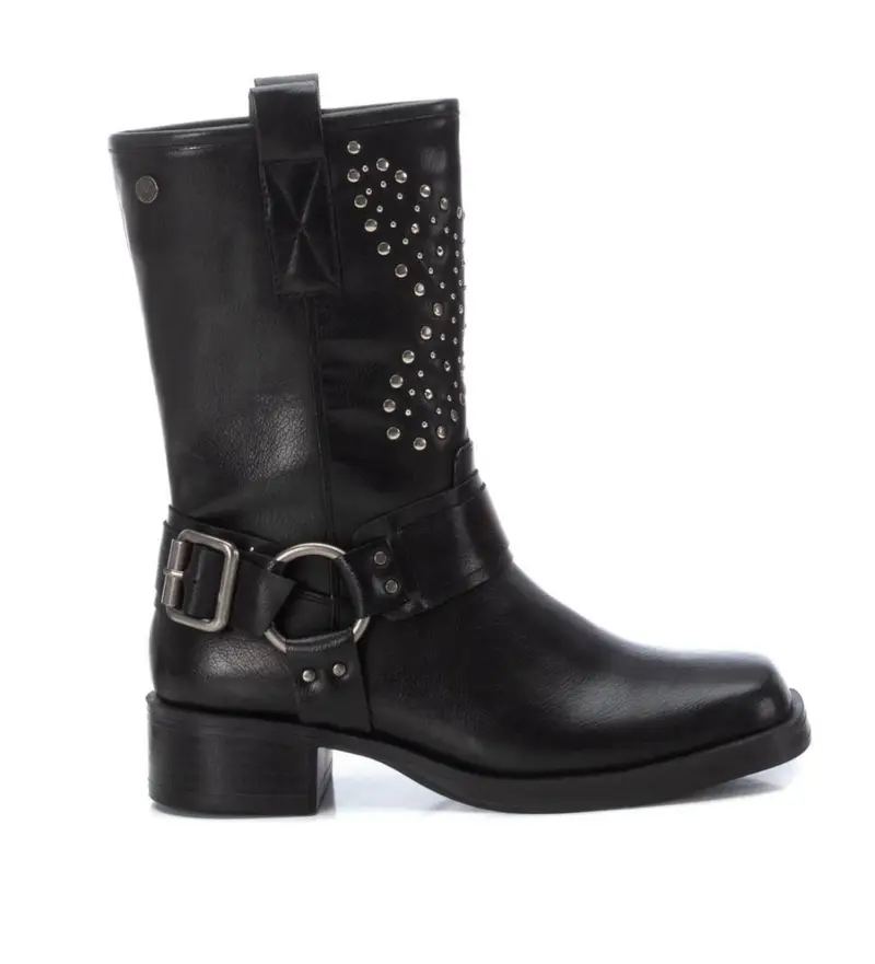per donna 14299903-NEGRO Stivali 142999 neri (37), Nero, 3 a 5cm, Cerniera, Casual Pelle
