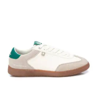 per donna 14361001-VERDE Scarpe da ginnastica 143610 bianche (38), Bianco, Basso, Stringhe, Casual Pelle