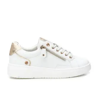 per donna 14362901-BLANCO Scarpe da ginnastica 143629 bianche (36), Bianco, Basso, Stringhe, Cerniera, Casual Pelle