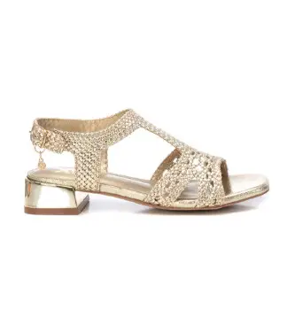 per donna 14381301-ORO Sandali 143813 oro (37), Basso, Fibbia, Casual