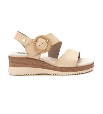 per donna 14394402-BEIGE Sandali 143944 beige (37), 3 a 5cm, Fibbia, Casual