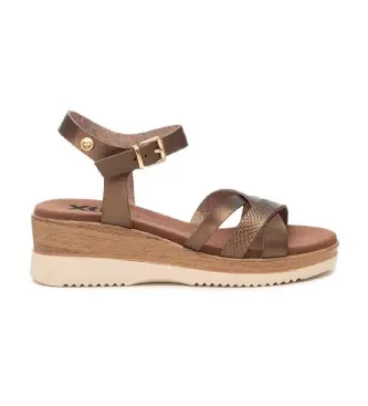 per donna 14409801-BRONCE Sandali 144098 bronzo (37), 3 a 5cm, Fibbia, Casual