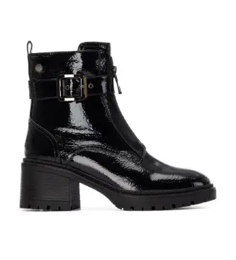 per donna 14427601-NEGRO Stivaletti 144276 neri (36), Nero, 3 a 5cm, Cerniera, Casual Pelle