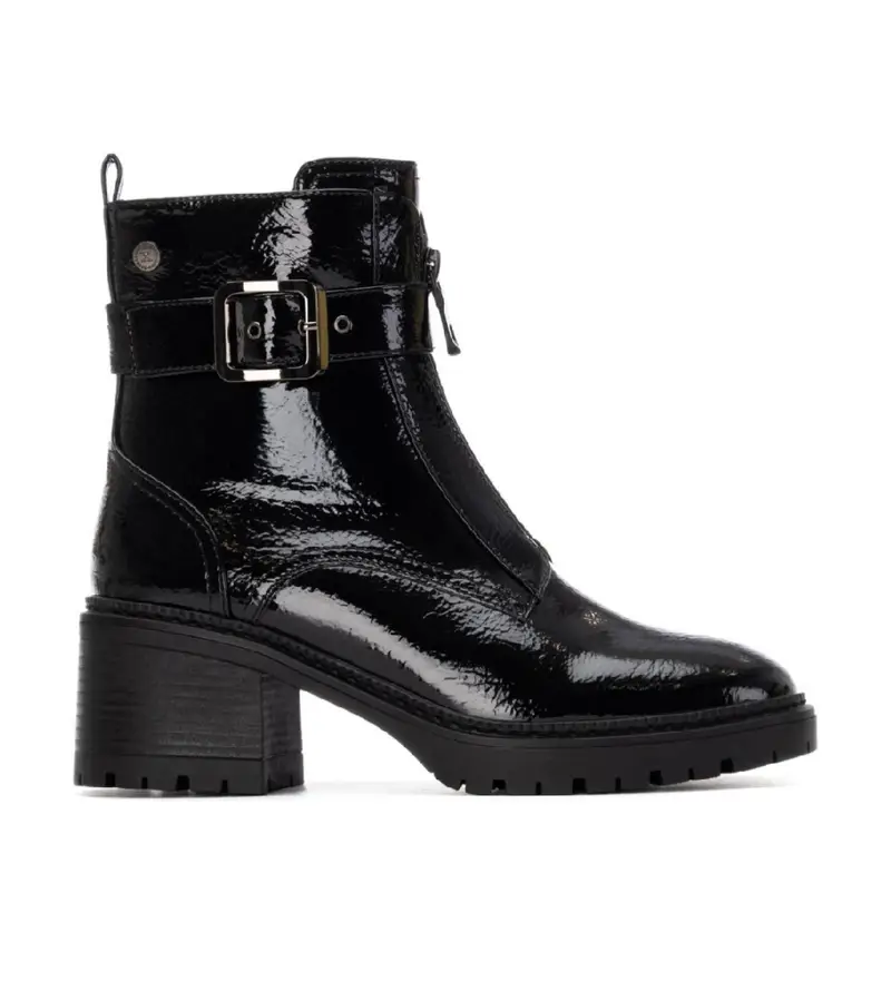 per donna. 14427601-NEGRO Stivaletti 144276 neri (37), Nero, 3 a 5cm, Cerniera, Casual Pelle