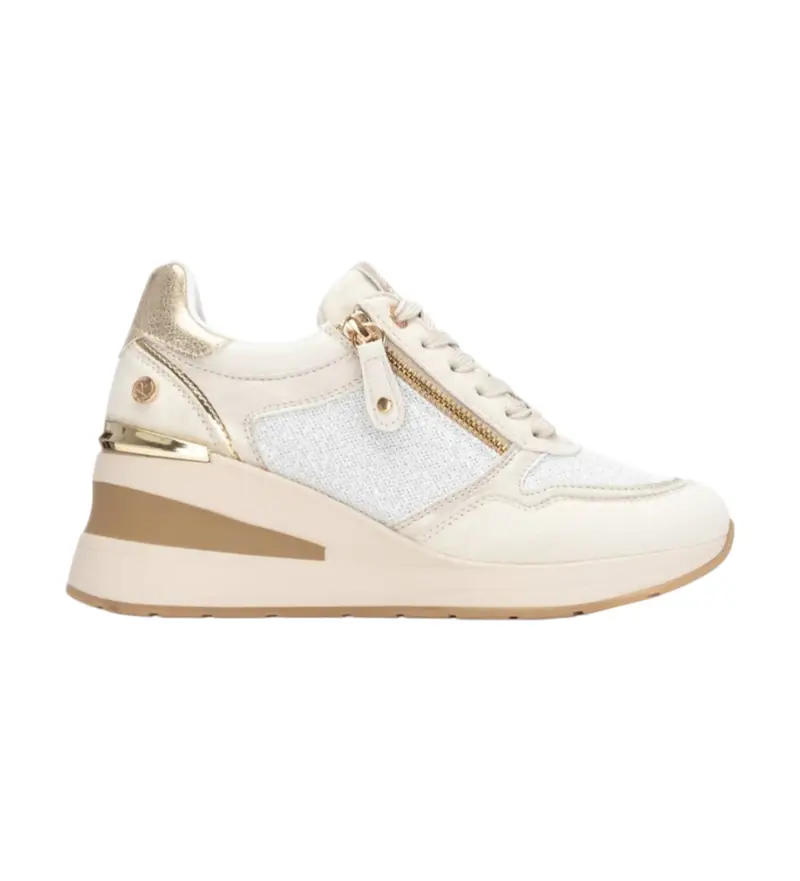per donna 14437901-BEIGE Sneakers 144379 beige (37), 3 a 5cm, Cerniera, Casual
