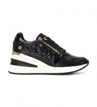 per donna 14438002-NEGRO Sneakers 144380 nere (38), Nero, 3 a 5cm, Cerniera, Casual