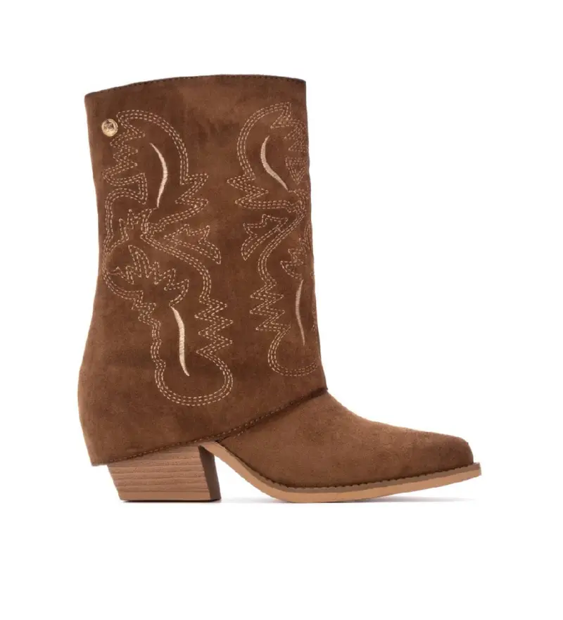 per donna 14447002-CAMEL Stivali 144470 marrone (37), 3 a 5cm, Nessuno, Casual