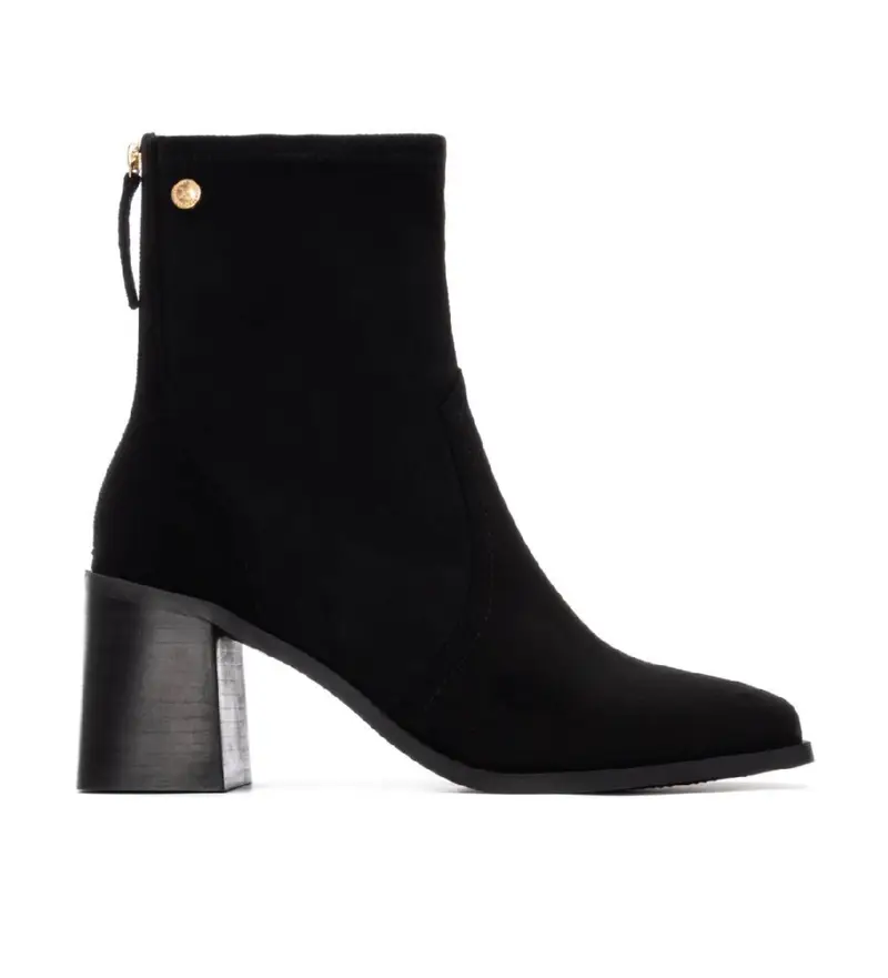 per donna. 14464302-NEGRO Stivaletti 144643 neri (37), Nero, 5 a 8cm, Cerniera, Casual
